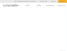 Tablet Screenshot of lumenetix.com